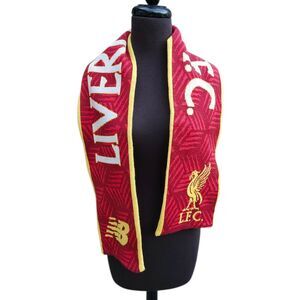 New Balance Liverpool FC Scarf Red Maroon 53"  Soccer Fan